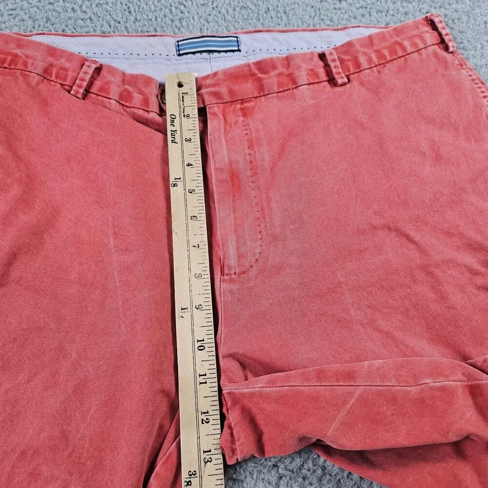 Peter Millar Shorts Mens 40 Salmon Pink Pima Cotton Casual Golf 8